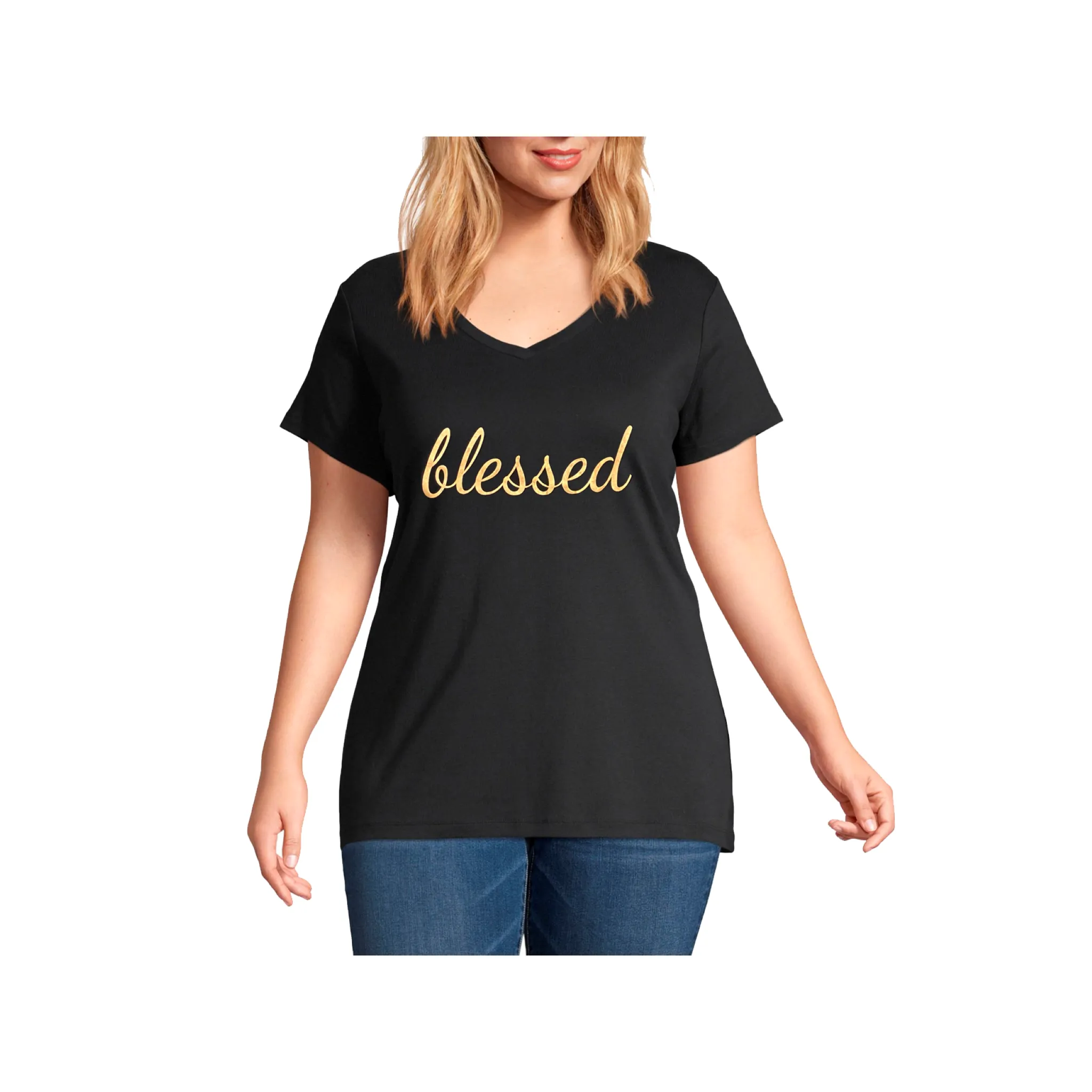High Velocity Blessed Plus Short Sleeve Graphic Tee